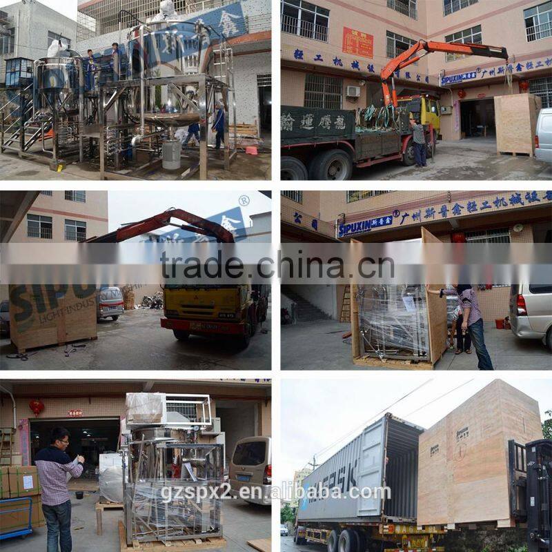 Sipuxin Stationary homogeneous paste emulsifying machine/high pressure homogenizer emulsifier/cosmetic emulsifying machine