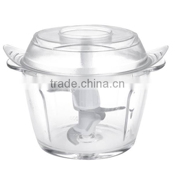 Chopper with 1.2L glass bowl