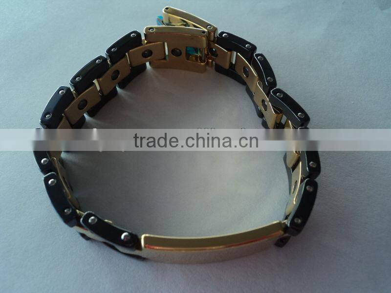 2013 Fashion latest shiny bio ceramic bracelet