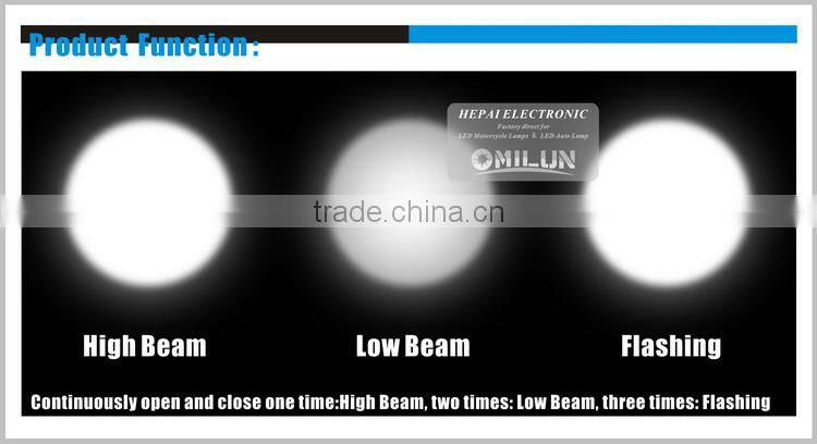 Factory Direct wholesale item U12 12-80V 15W LED Projector Lamp with Devil Eye