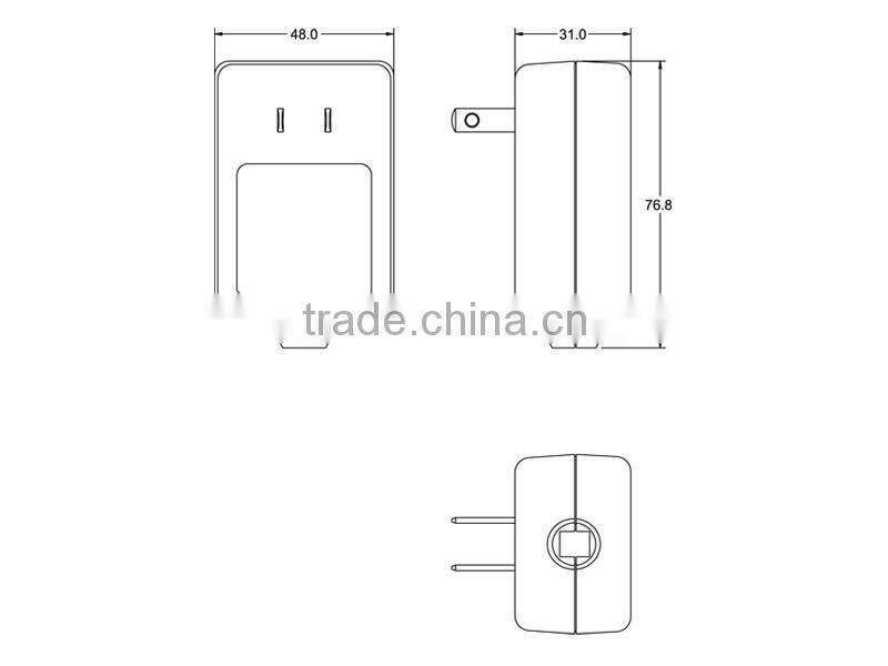 AC/DC power adapter- wall mount type-30W series Usb Charger