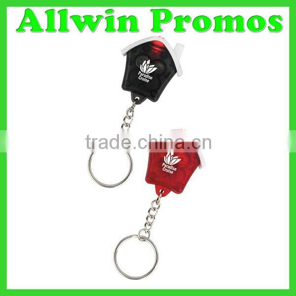 Mini House Flashlight Keychain