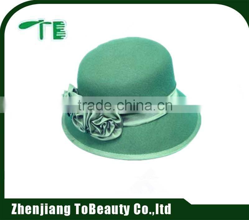 Custom stingy fedora 100% wool blend felt hat