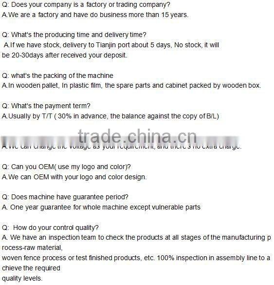 Automatic Welded Wire Mesh Machine For PVC Coated Wire Mesh ISO9001&CE Factory