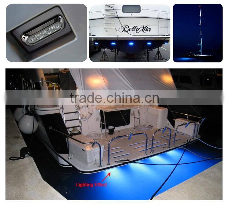 7.5 inch 18W yacht boat marine light IP 68 316 stainless steel anti-corrosion