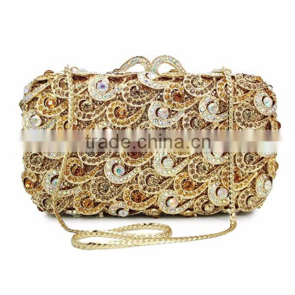 beautiful rhinestone crystal clutch bag wholesale purse latest clutch purses (88161A-G)