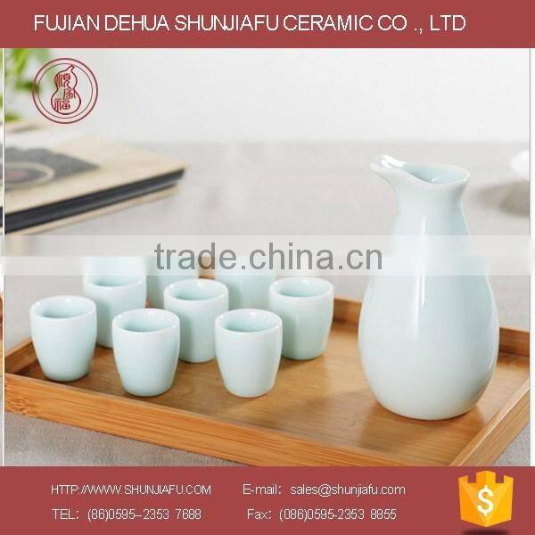 Solid Color Ceramic Wine Set