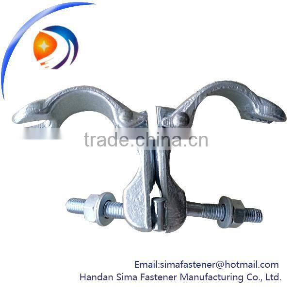 Custom Scaffolding steel wall mount pipe clamp