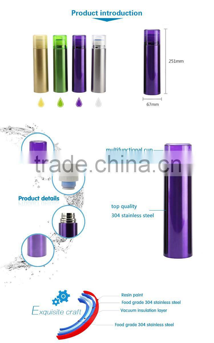 Custom logo promotion insulated stainless steel water bottle