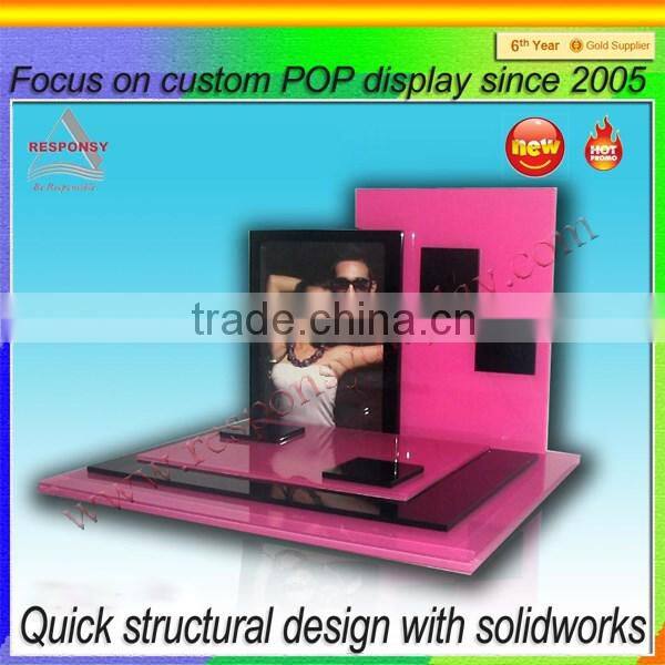 Factory direct selling customized acrylic eyewear organizer wholesale plexiglass sunglasses display stand