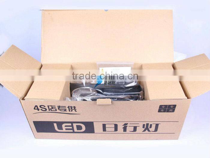 New 2014 Product Car Styling Accessory 1Pair DRL 12V LED Daytime Running Lights for Magotan (new) fog light xenon white