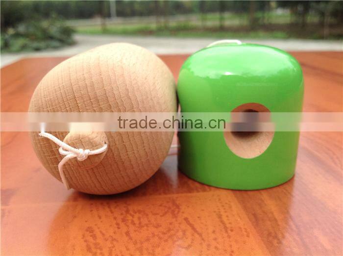 Memory green solid pill kendama,hot sell 5 holes capsule kendama