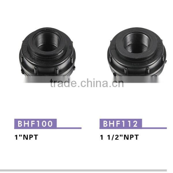 China hign quality bulkhead fittings plastic