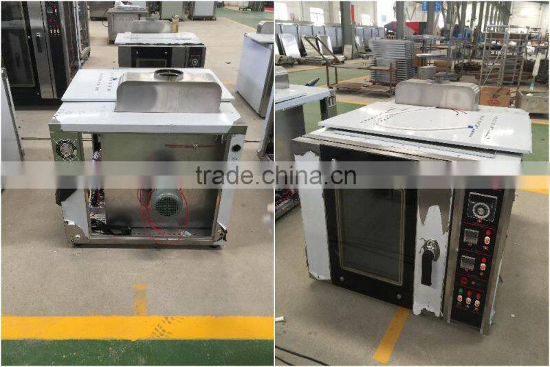 2016 10 trays big capacity Commercial Baguette gas oven convection oven with steam function