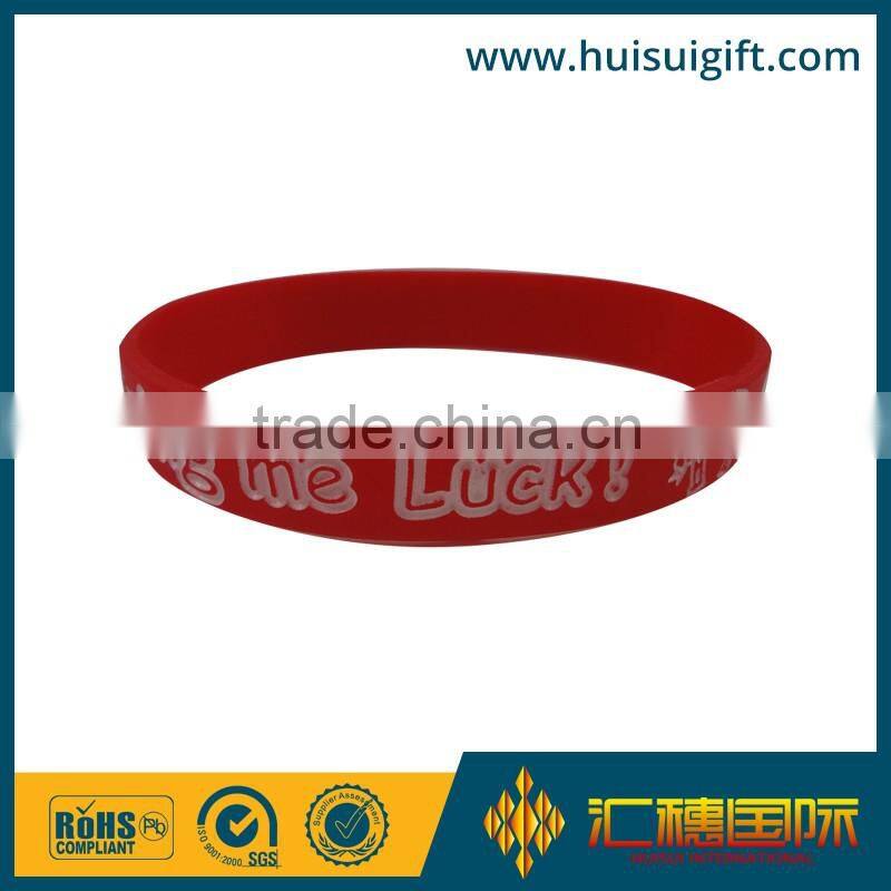 high quality promotional silicone bracelet no minimum