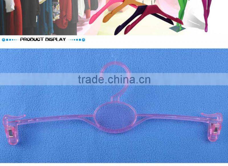 pink plastic small underwear clips hanger