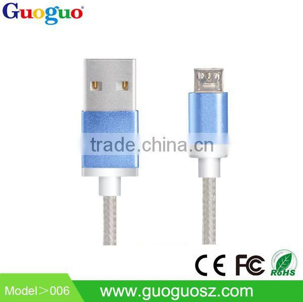 Wholesale 1m Colored Micro USB Data Charging Sync Cable for Andtoid Phone