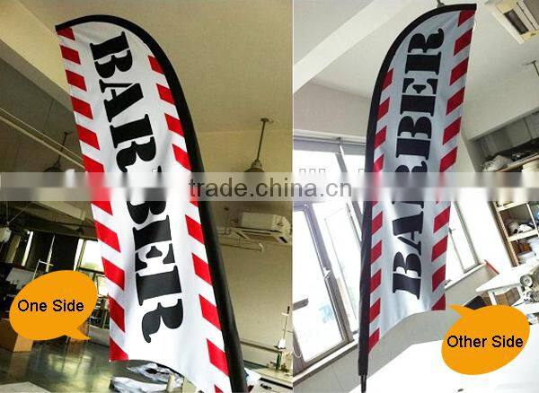 Wholesale High Quality Wind Resistant Telescopic Beach Flag Pole