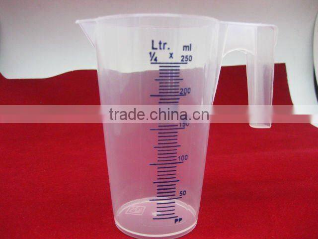 plastic 250ml 500ml 1L 2L 3L 5L clear measuring cup