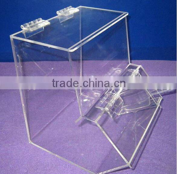 Custom Design Clear Acrylic Container For Storage
