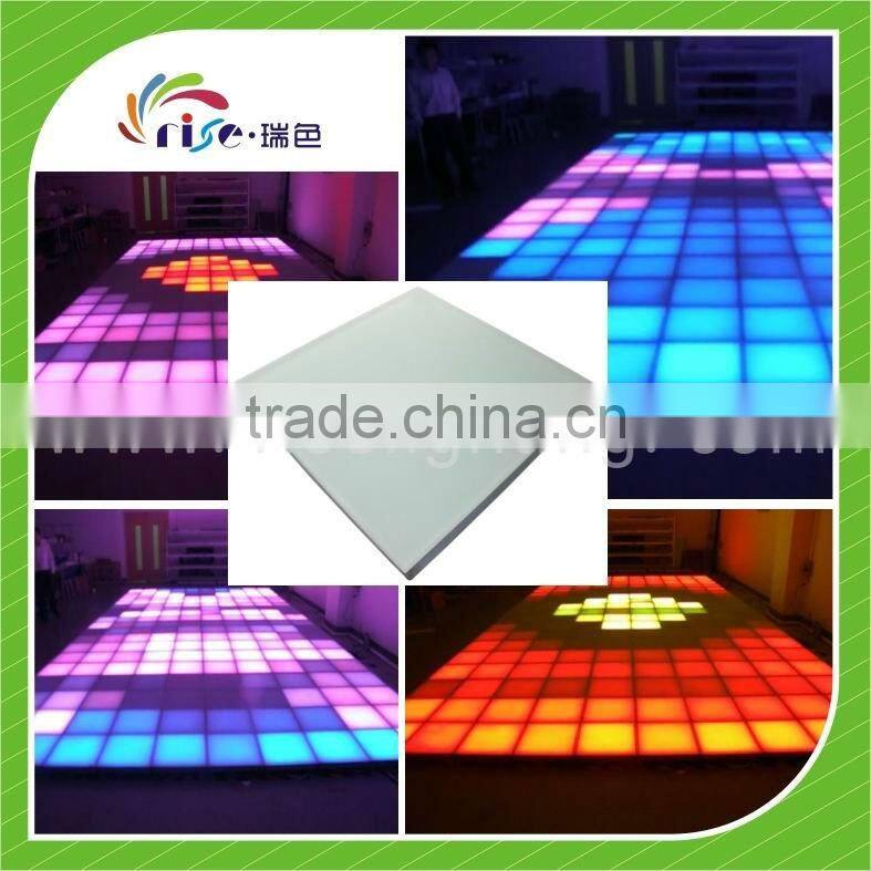DMX full color led dance floor light