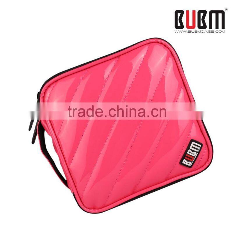 New Product BUBM SHENZHEN PU Pink CD DVD Case WHOLESALE
