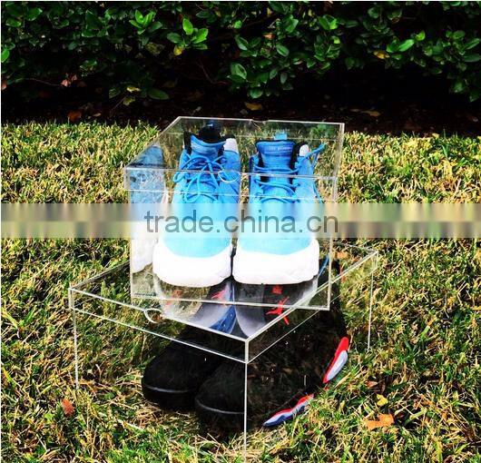 clear acrylic shoe box