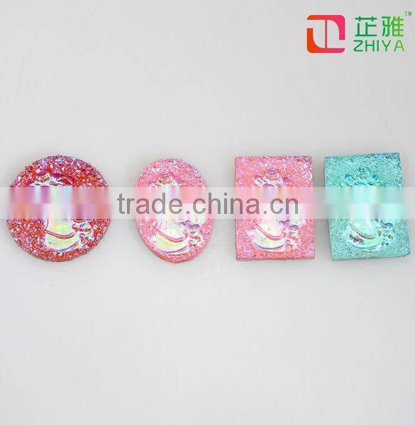 Cheap wholesale resin loose porcelain world dmc stone