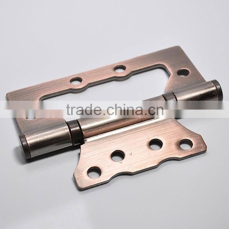 Red Bronze Antique Furniture Cabinet Door Flush Hinge