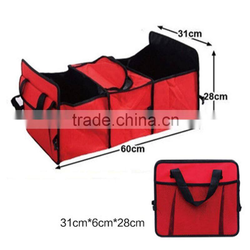 outdoor car storage bags Car use Thermal insulation Oxford cloth The trunk fold Storage Bag