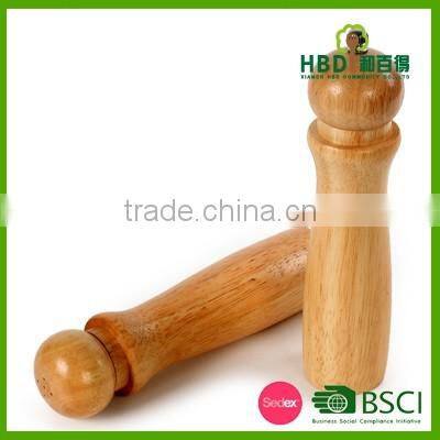 Durable desing bamboo pepper grinder/wooden salt grinder