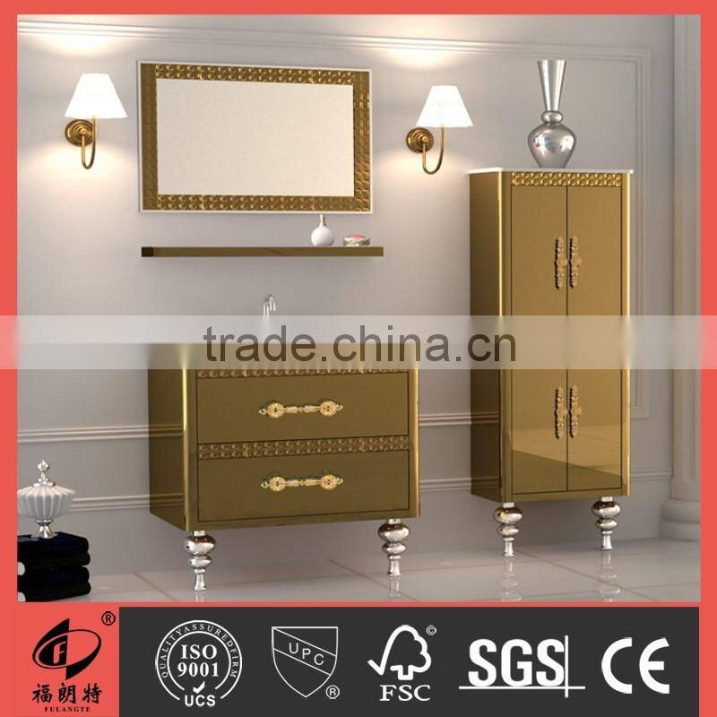 2016 New modern stainless steel bathroom vanity T-6602-2