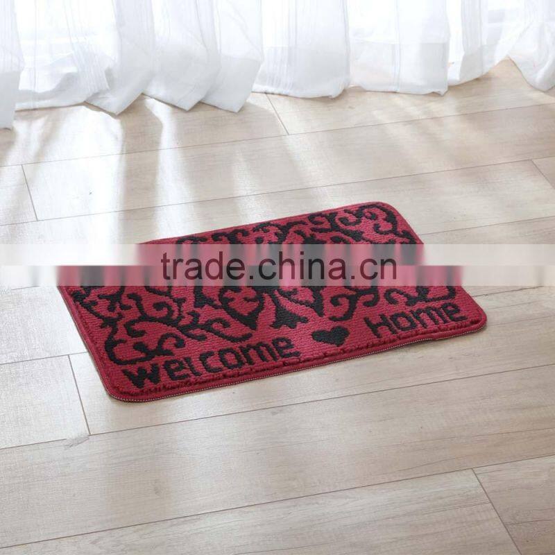 wholesale flooring door mat arcylic carpet and rug living room flower shape rug