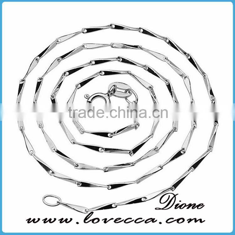 Infinite Excellent Quality box shape Chain Sterling Silver elegant best selling item