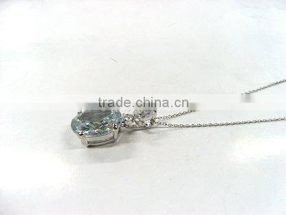 Bridal necklace/dinner necklace/cubic zircon jewelry/fashion pendant