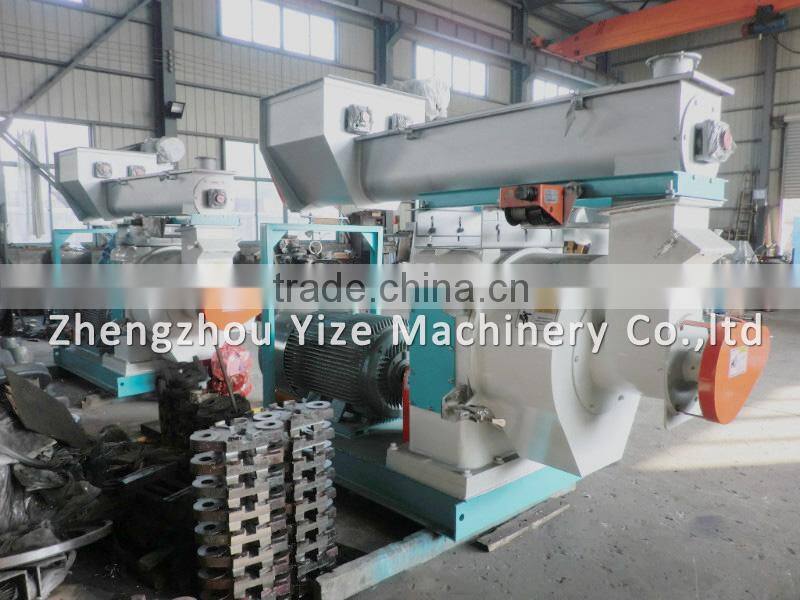 New designed Ring die Biomass wood fuel pellets machine for sawdust, plastic