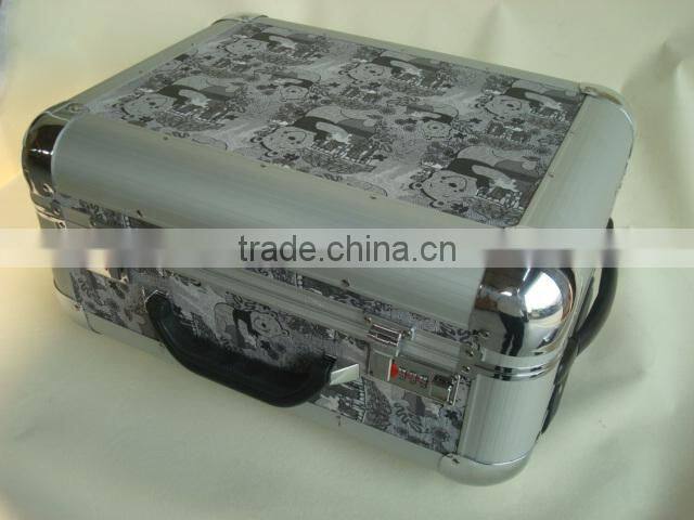 4 in 1 trolley case,Cotton material trolley case luggages,plastic luggage case