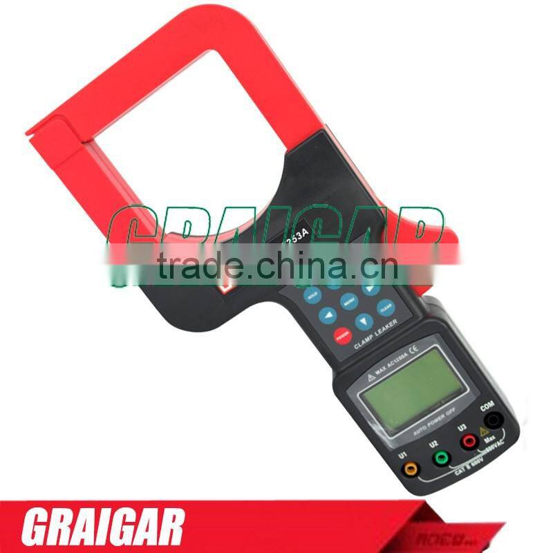 Uni-t UT253A Professional 1200A Large Jaws Leakage Current Tester Clamp Meter w/RS232