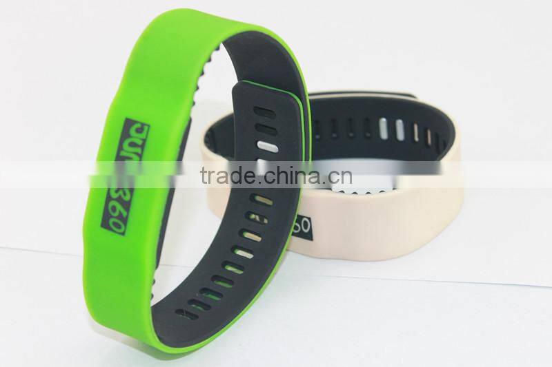 2016 RFID Event Wristbands with QR and name printed for meeting signed