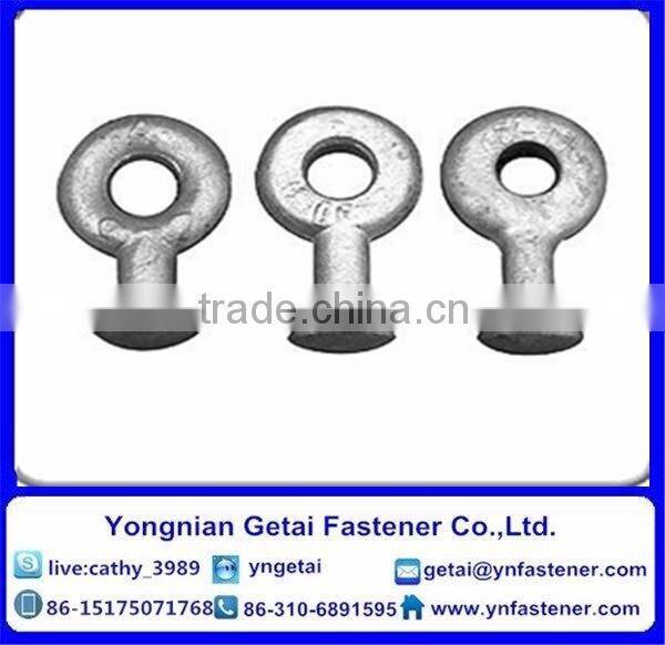 Eye or QH type Ball Head Hanging Ring Hot-dip Galvanized and YZP by Carbon Steel