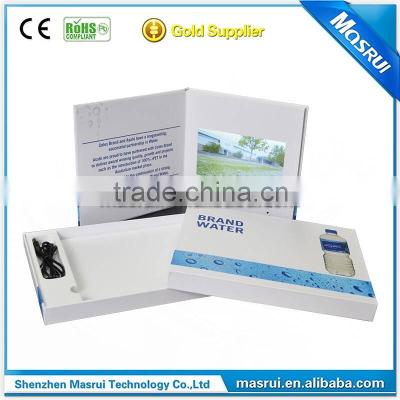 2.4"2.8" 4.3" 5"7"10.1" LCD Video Brochure/Advertising Greeting Card
