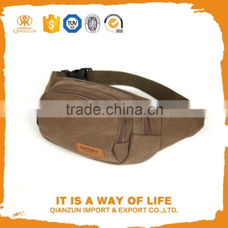 Purse Travel Hip Pouch Fanny Bag Canvas Waist Pack Bum Belt Bag
