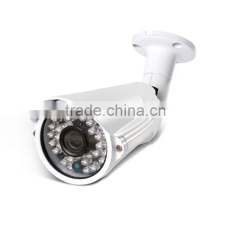 Promotional 4CH IP 960P 3.6mm lens metal bullet dvr camera kits