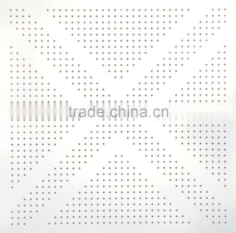 PVC gypsum ceiling tiles / gypsum ceiling board / plasterboard ceiling