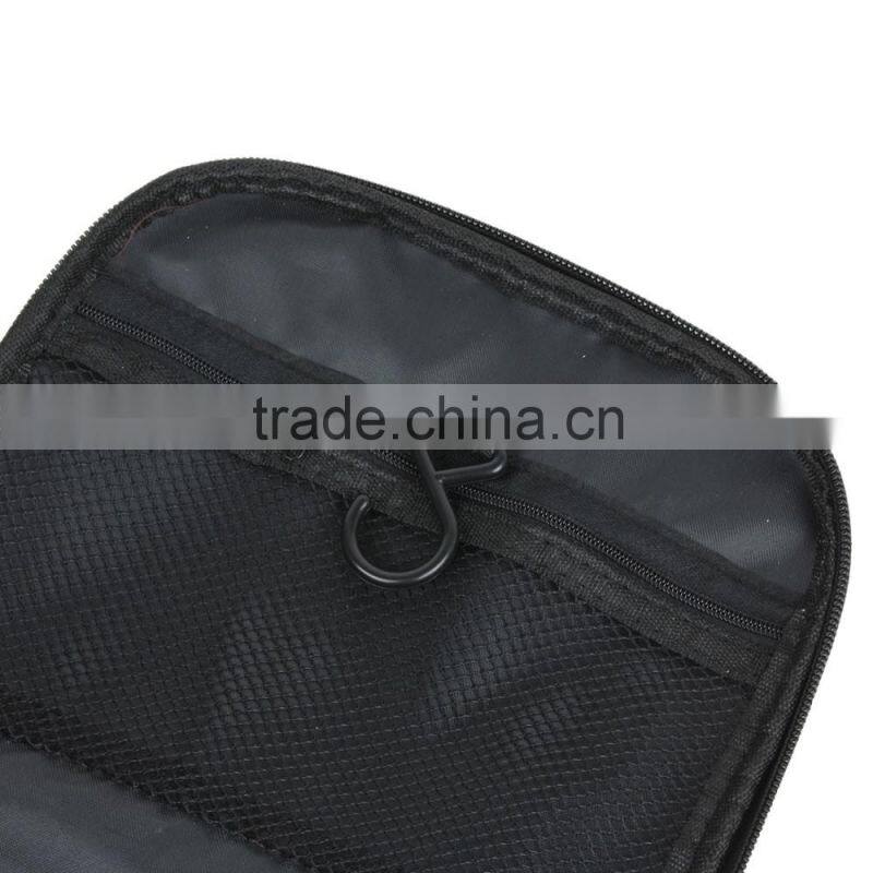 Compartment Nylon Make Up Case Cosmetic Travel Outdoor Wash Bag (YX-Z075)