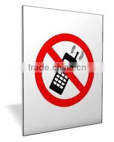 NO Cellular phone sign Turn Off Cell Phones sing Acrylic Signage