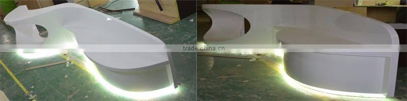 Customized beauty salon reception desks