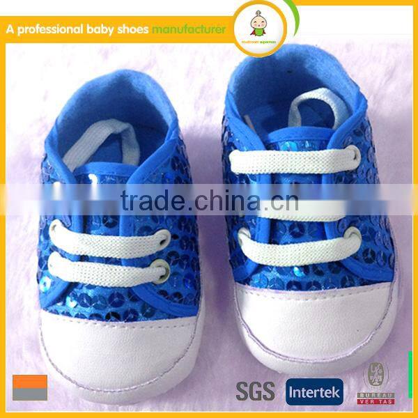 New style hot sale 0-24 month handmade wholesale Sequins colorful cheap beautiful baby girl shoes