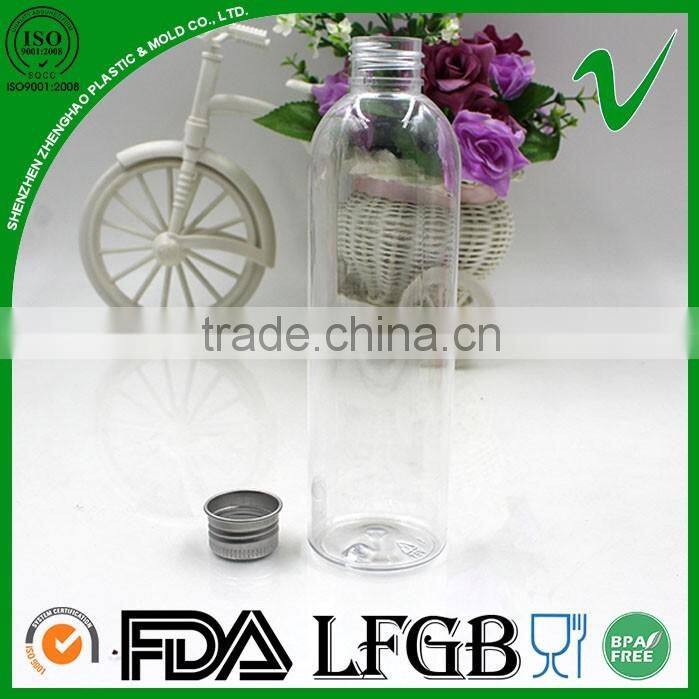 custom made 500ml juice packaging FDA standard plastic bottle with high quality