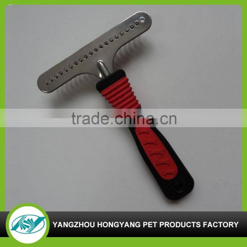Dog fur remover wire brush with razor